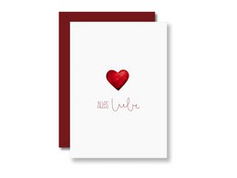Postkarte mit Briefumschläge 1 Karte