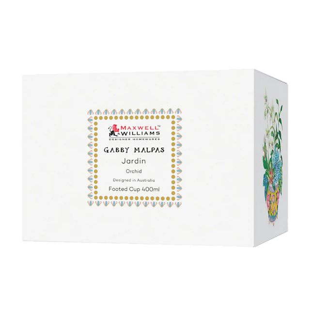 M&W Jardin Mug 400ml, Orchid White, giftbox