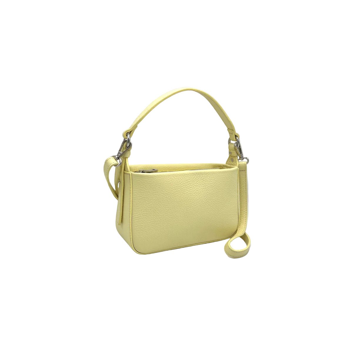 Small Genuine Leather Shoulder Bag, Made in Italy, art. 112753