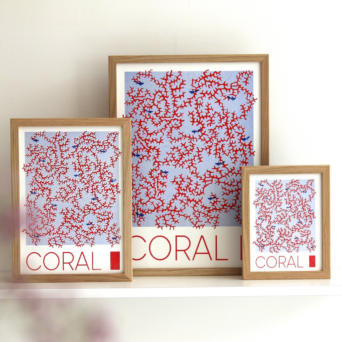 Coral Bright (Edition Open) | Druk risograficzny