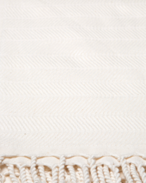 Asciugamano Sauna Hammam ILVA in cotone di bambù – Asciugatura rapida e leggero – Bianco - 180x100 cm