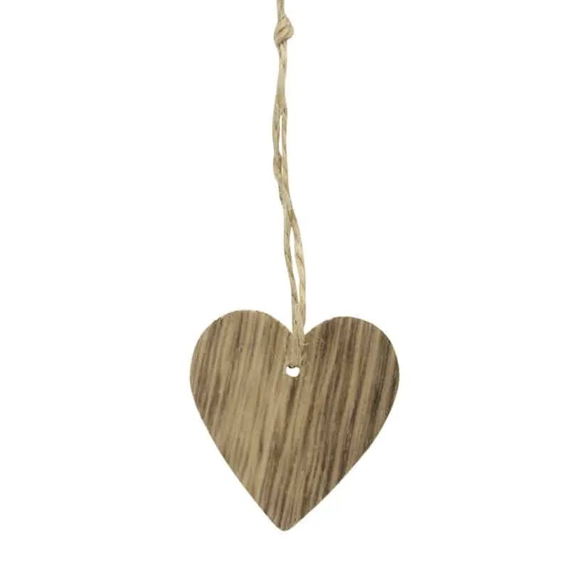 Gift pendant wooden heart