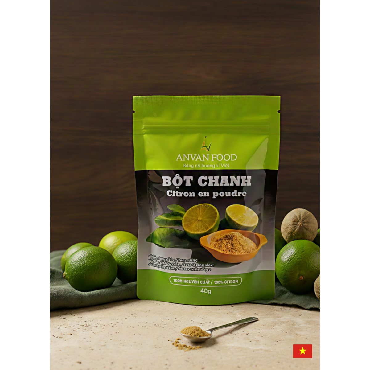 Lime powder - 40g sachet - pack of 6