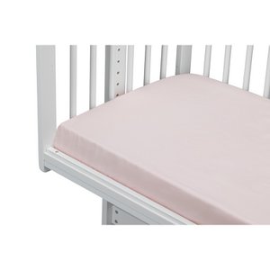 Spannbettlaken für Stubenwagen POPELINE 100 % BAUMWOLLE - ROSA