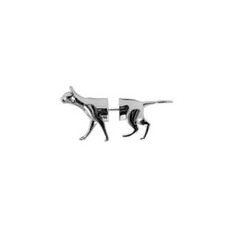Whimsical Cat & Dog Front Back Earring
