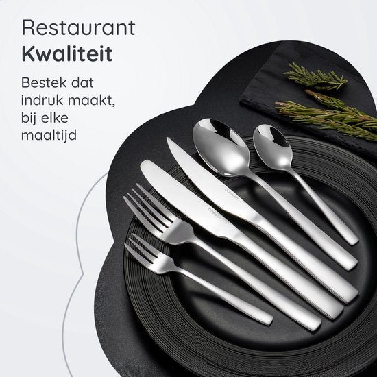 Besteckset Essential – 6 Personen / Silber 18,0 Edelstahl