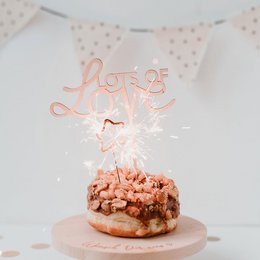 Cake Topper Lots of Love (PU = 8 pcs)