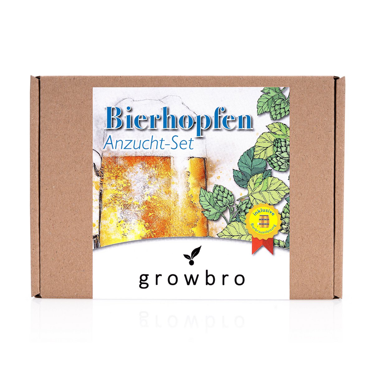 growbro | Humledyrkningssæt | Vejen til DIN EGEN ØL | Gaven til mænd, venner & far %23 ølgave til mænd