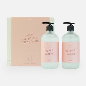 Geschenkset Handwäsche & Duschgel „Selbstliebe wieder groß machen“