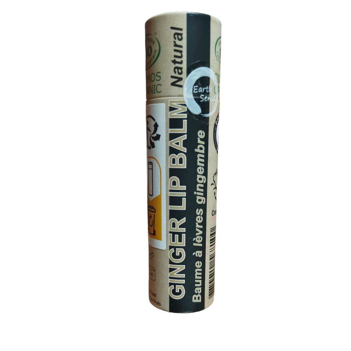 Organisk Ginger Lip Balm 15 ml - Et stykke