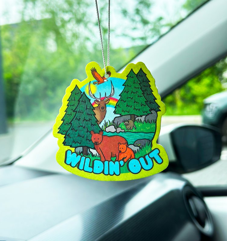 Wildin' Out Nature Forest Animals Lufterfrischer
