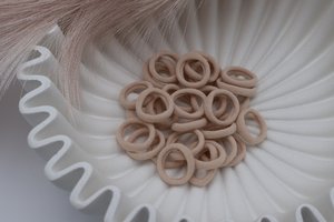 Haarelastiek | Gekleurde Mix - Beige