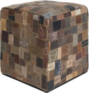 Pouf Royal Labels gerade