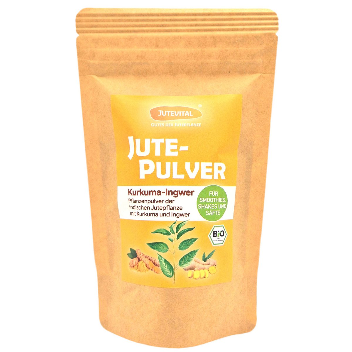 Bio Jute-Pulver Kurkuma-Ingwer