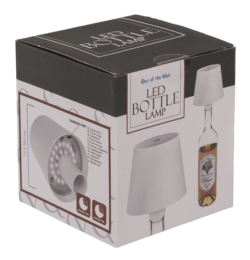 LED bottle lamp, white, 3 modes (on/off/dim.),