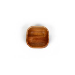 Handmade Tableware - Square Bowl 10x10 cm - Eco-friendly - Khaya wood