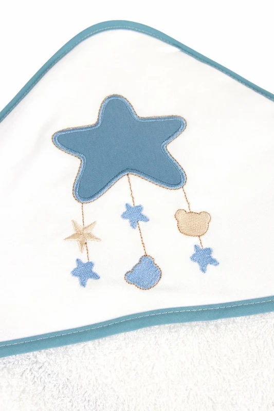 Asciugamano da bagno con cappuccio per bambini, motivo Dream Star