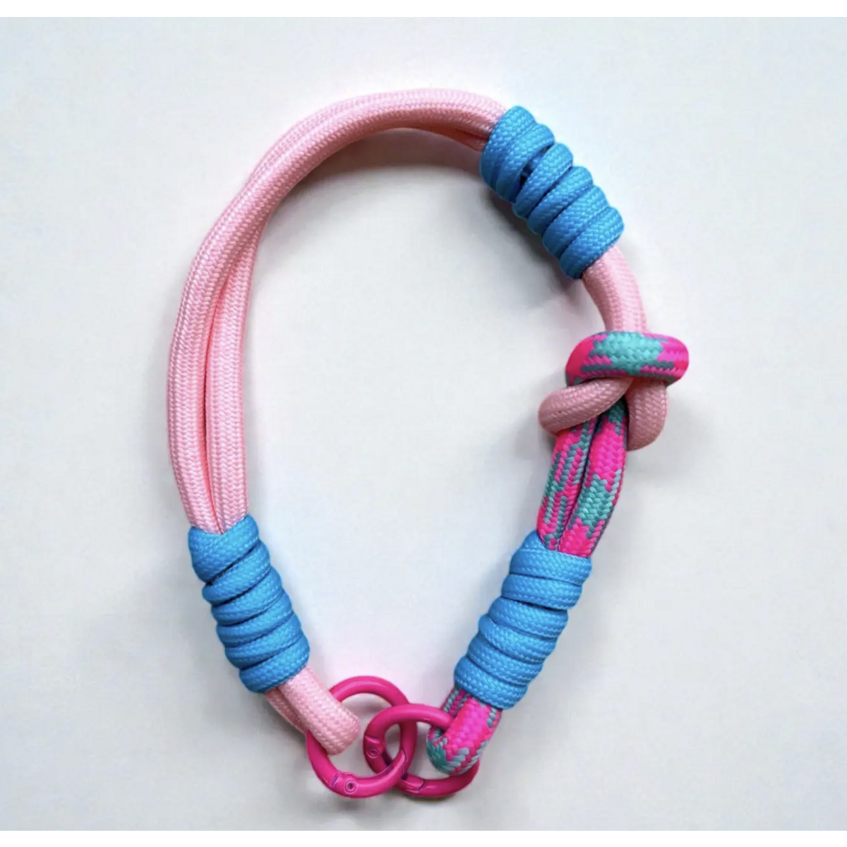 Keychain - Mobile Phone Strap - Blue - Pink MESSE