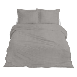 Linen Duvet Cover Set Cloudy Gray