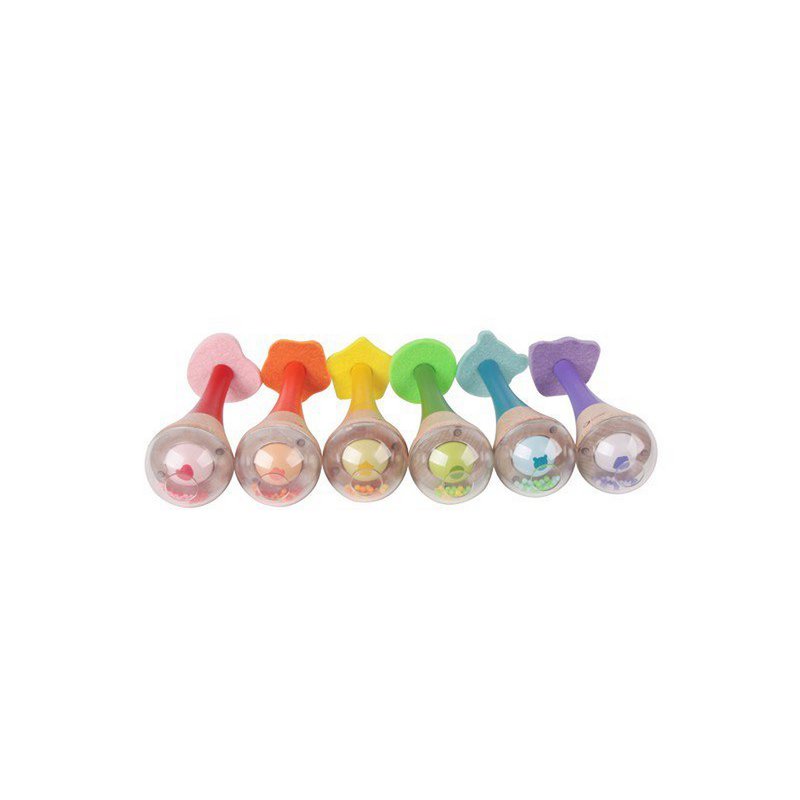 Rainbow Maracas - 5.5x16x5.5cm
