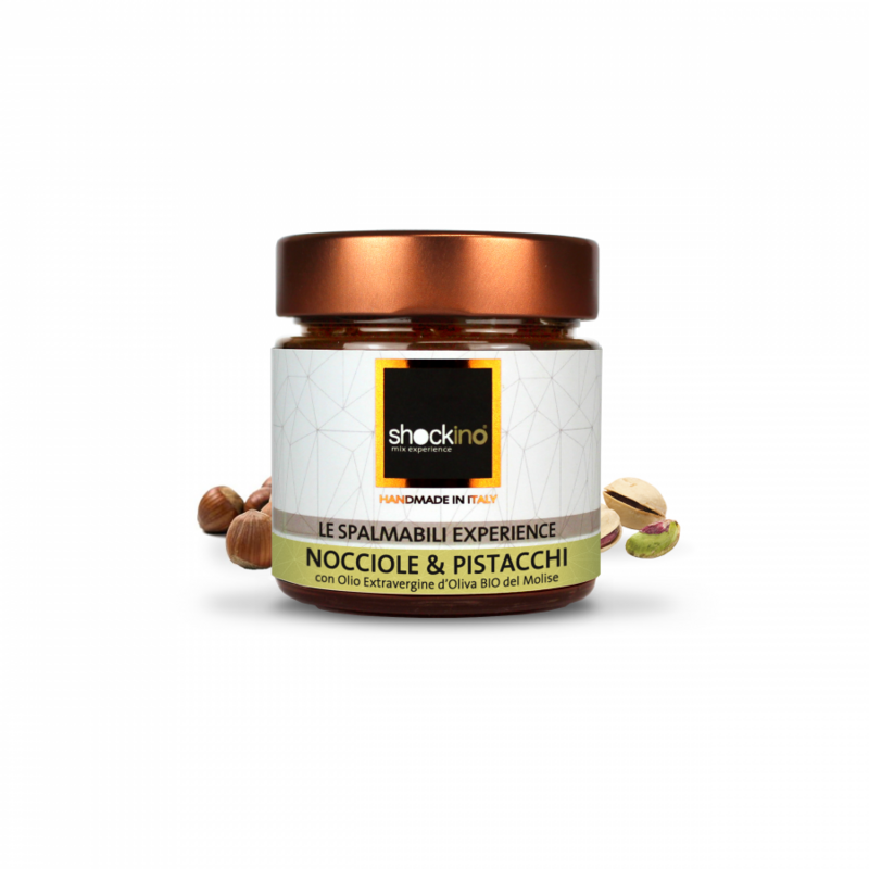 Crema para untar 45% Avellanas y Pistachos