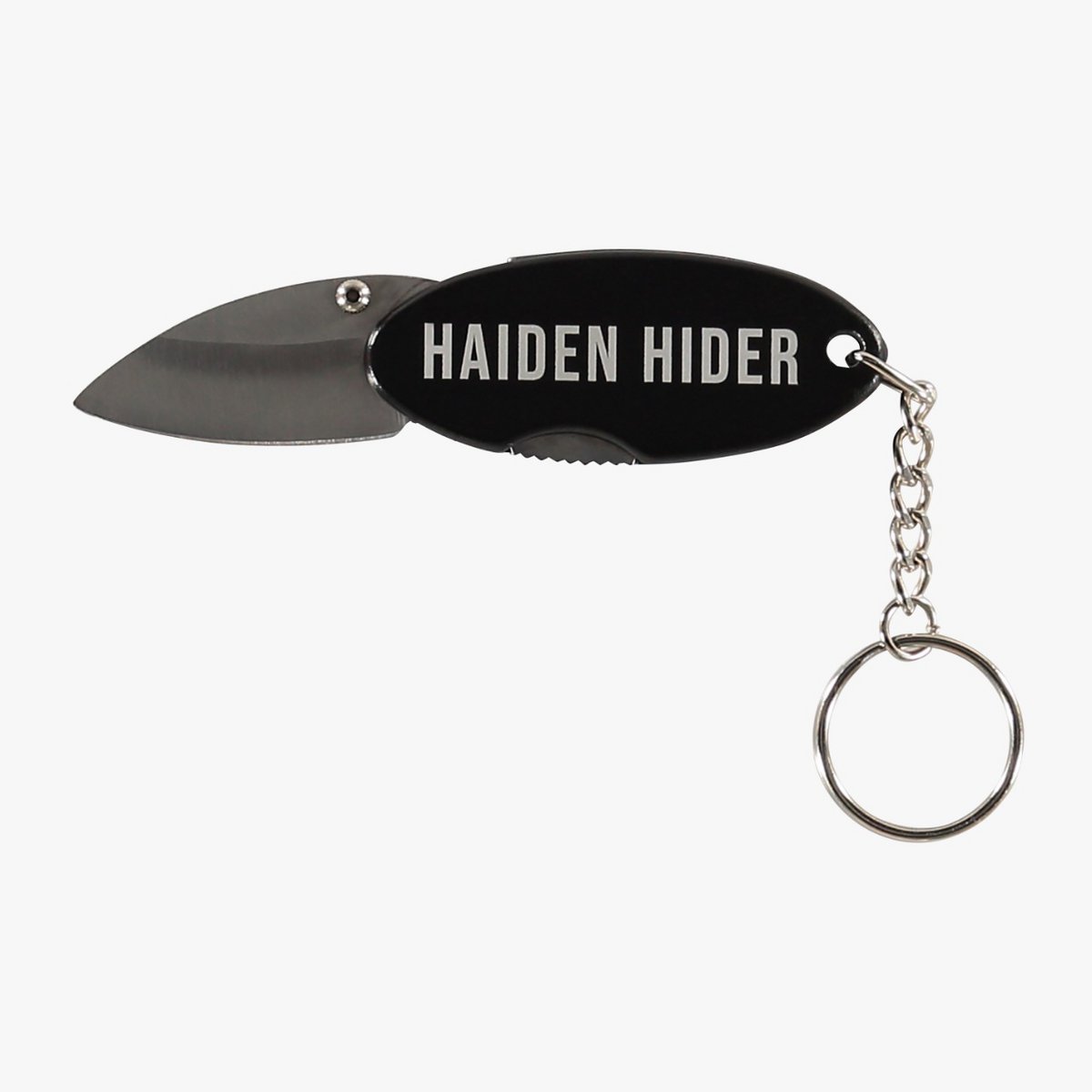 Mini Zakmes voor Sleutelhanger - RVS & Inklapbaar - 63x7x27 mm - Survival Mes - Multitool - Cadeau voor Mannen