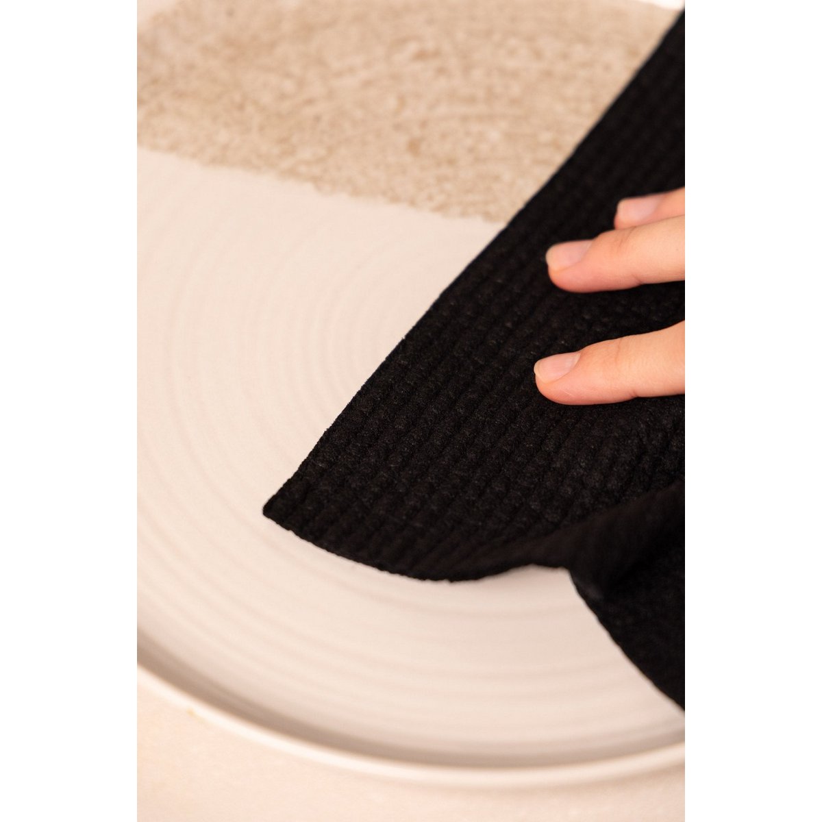 Natural bath towel (in set)