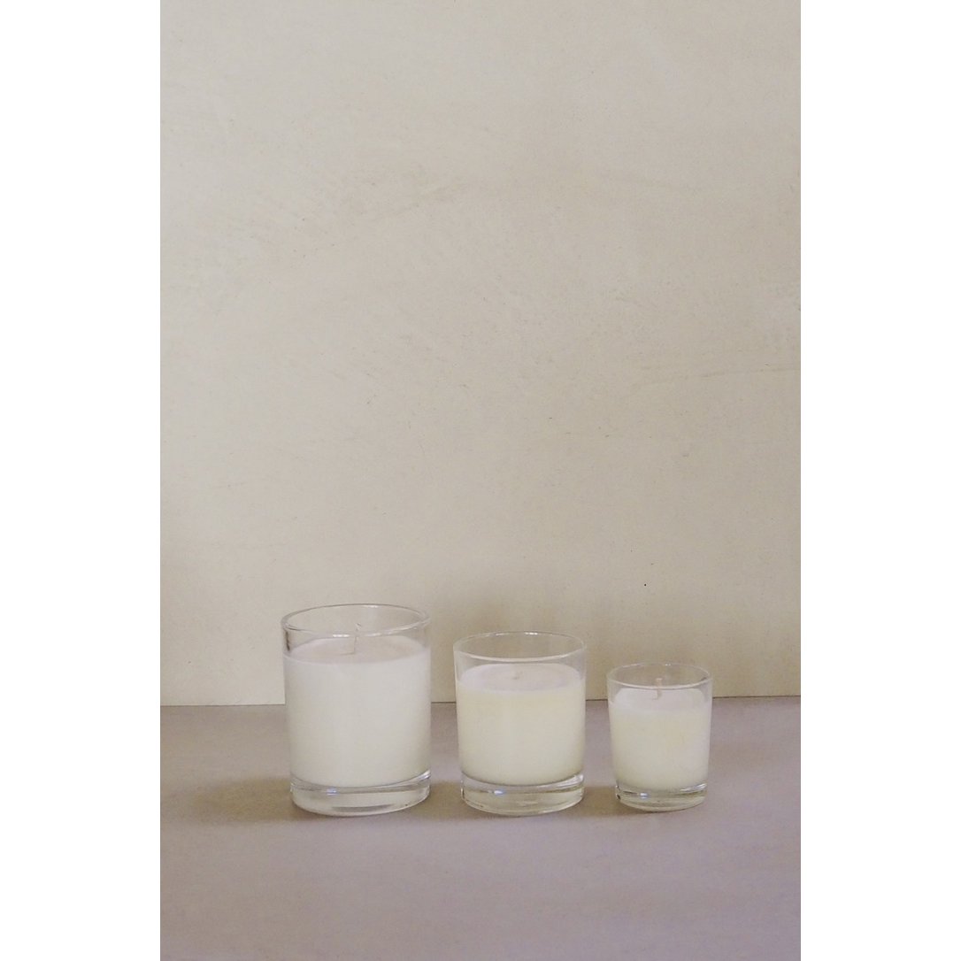 Klare stearinlysglas