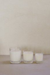 Klare stearinlysglas