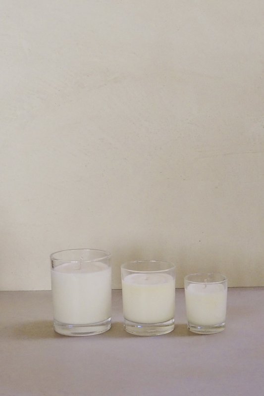 Klare stearinlysglas