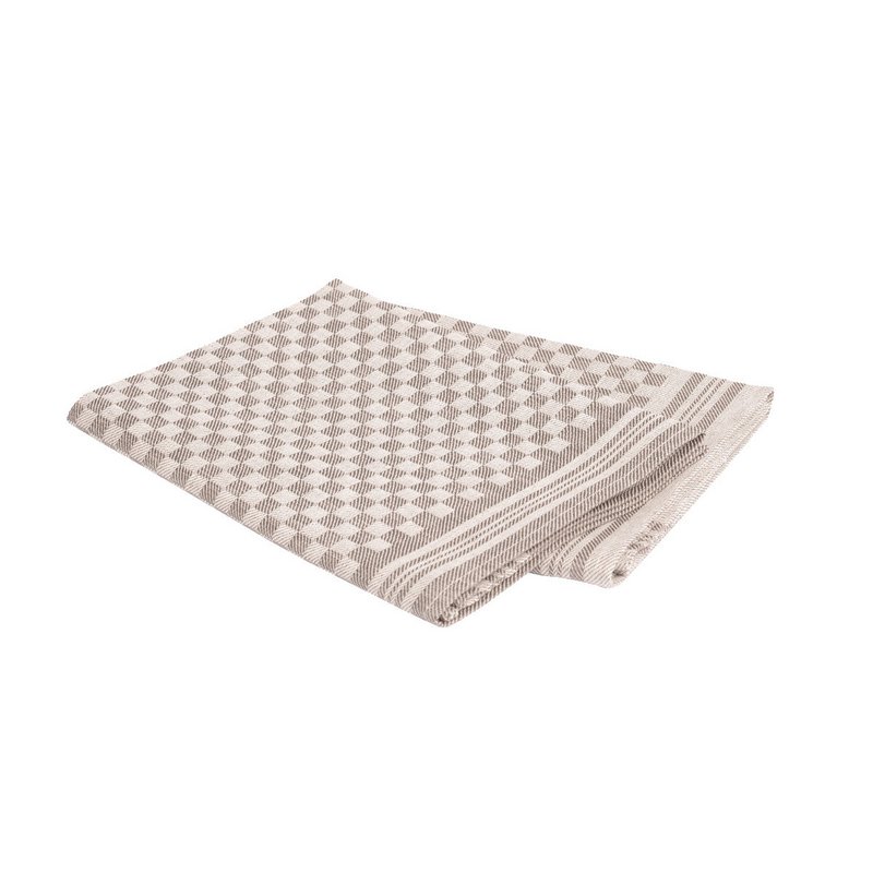 Half linen tea towel "CHESBOARD"