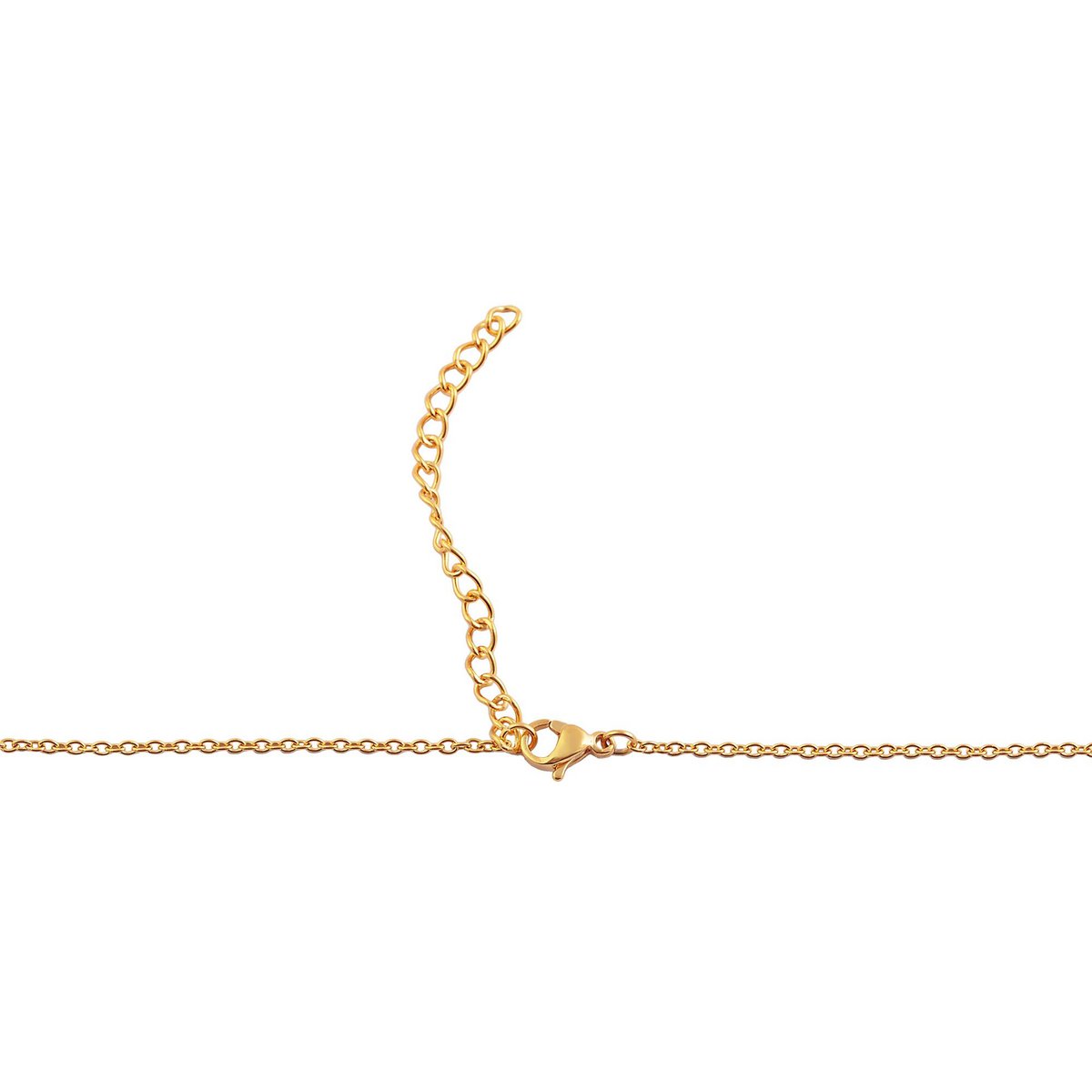 RVS ankerketting "Palynn", goudkleurig, 50 cm/2 mm