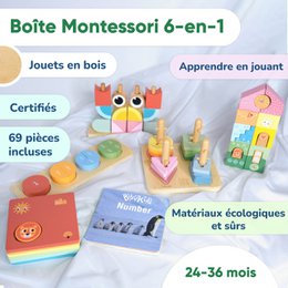 BusyKids Montessori sæt til børn i alderen 24 til 36 måneder