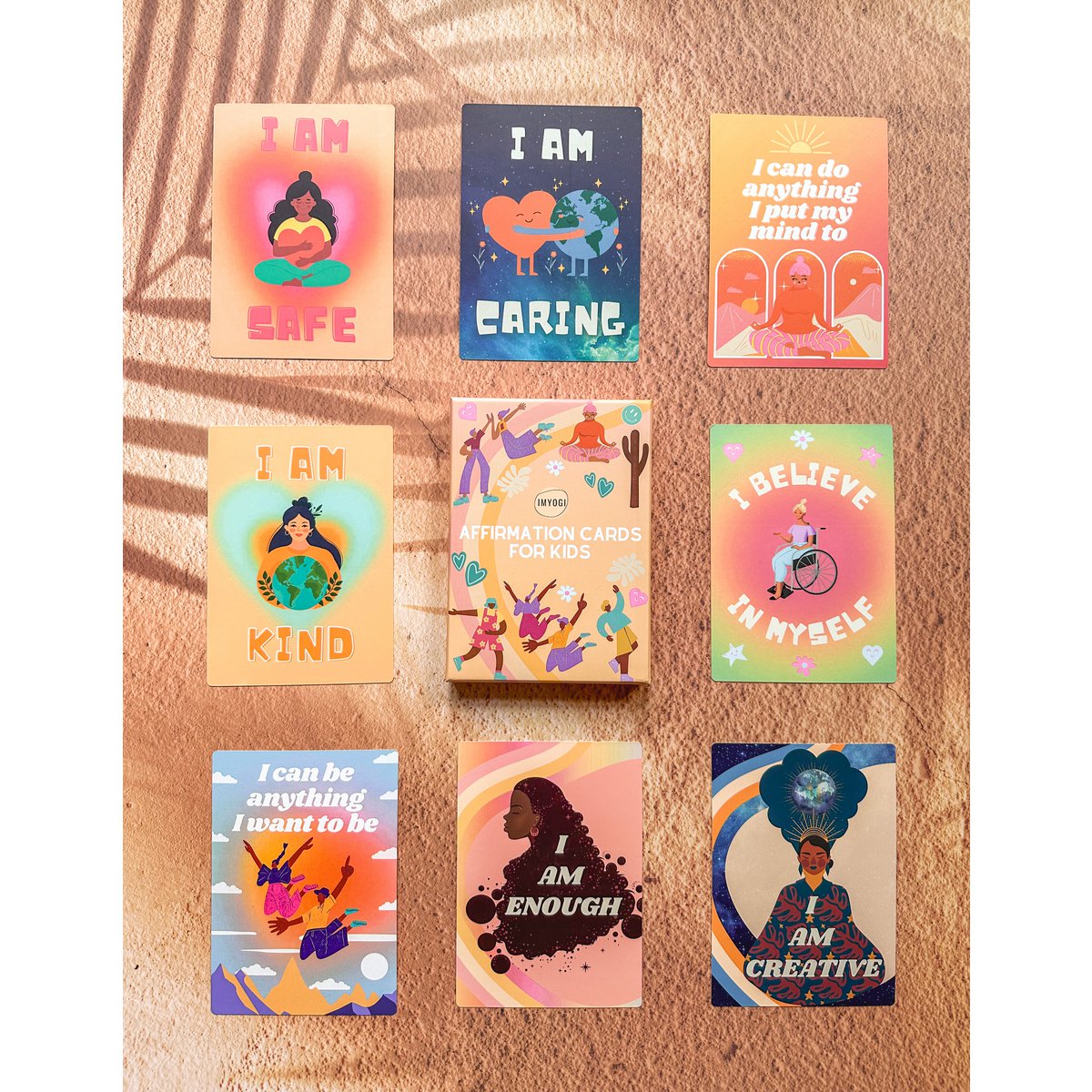 Positive Affirmationskarten für Kinder – Weihnachtsgeschenk