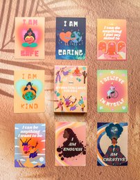 Positive Affirmationskarten für Kinder – Weihnachtsgeschenk