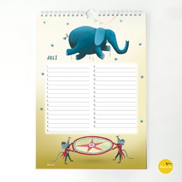 verjaardagskalender - muurkalender A4