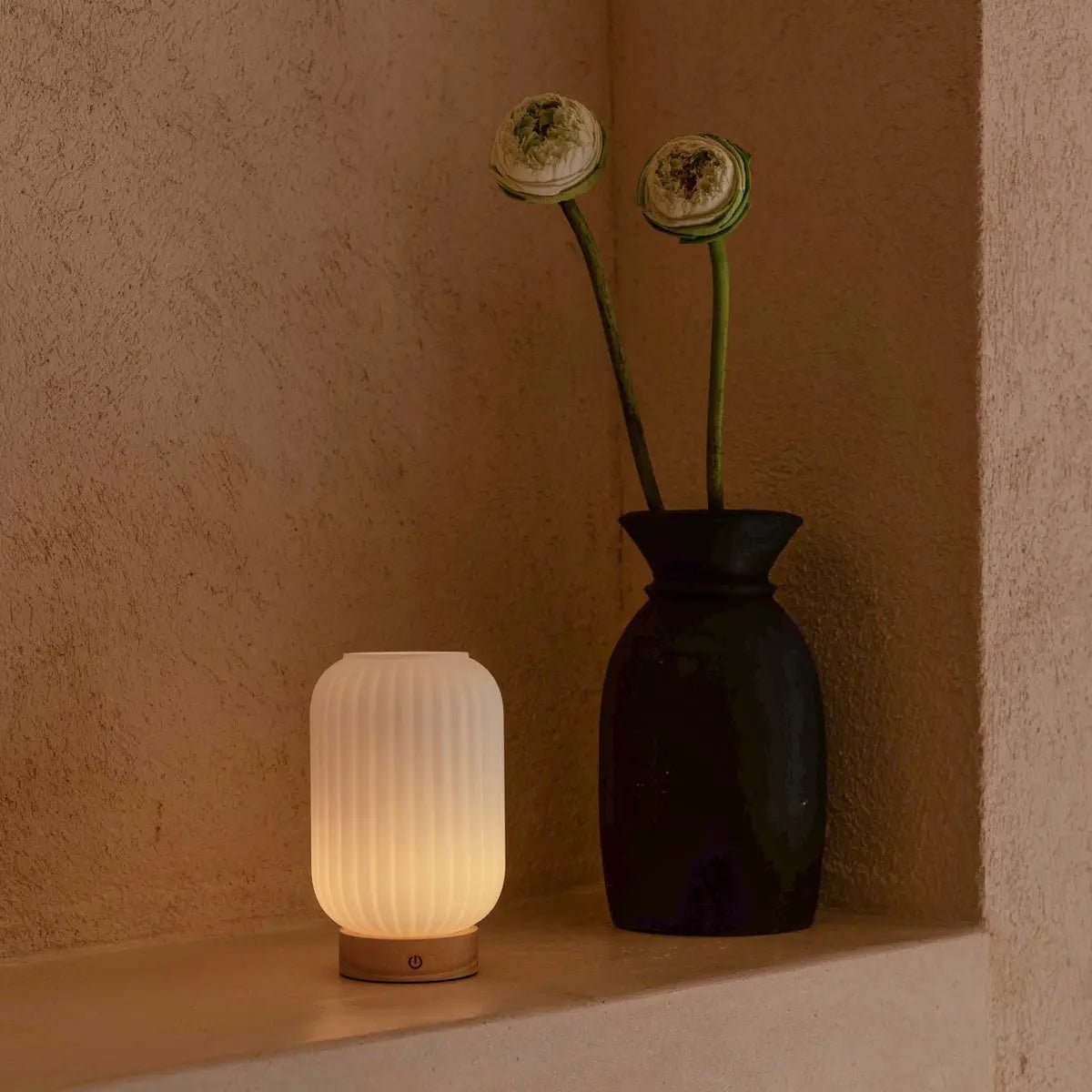 Lampada ricaricabile Lilly Marrone Chiaro