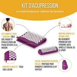 Acupression -kit (acupressuur- en kussentapijt) | Acupressuurset