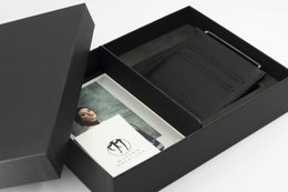 Porte-cartes FRAME - rhodium noir