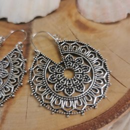 Orecchini Laura Boho - Argento vintage