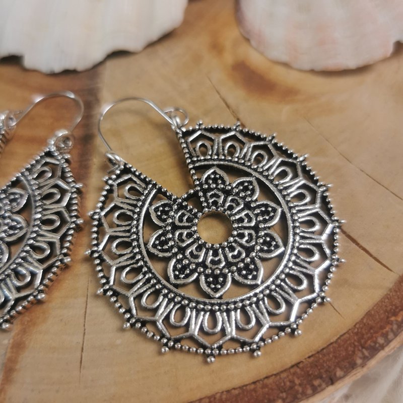 Orecchini Laura Boho - Argento vintage