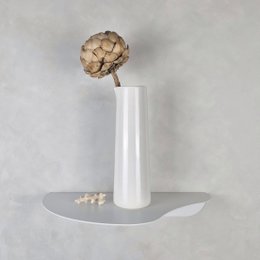Muurplank mos, wit, beige, zwart