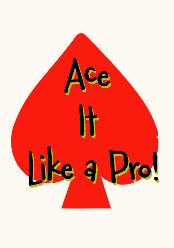 Ace it like a pro - Poster