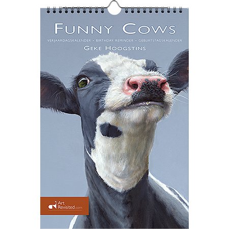 Birthday calendar Funny Cows, Geke Hoogstins