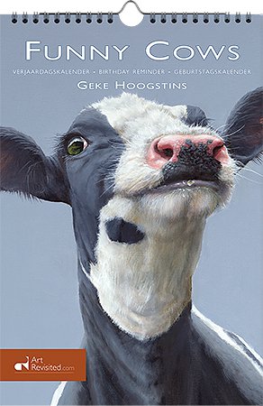 Birthday calendar Funny Cows, Geke Hoogstins