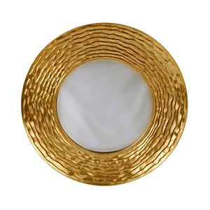 Wandspiegel Sierra, gold, PU, 100x100x4,5 cm