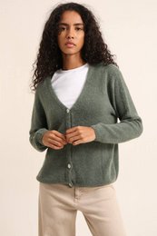 Gilet cardigan col V RÉF. 1026
