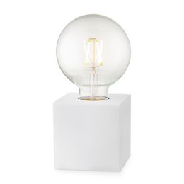 Home Sweet Home table lamp Dry Square - white - 8.5/8.5/8.5cm
