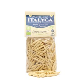  Organic artisan pasta from Italy, strozzapreti shape, 100% Italian ingredients.