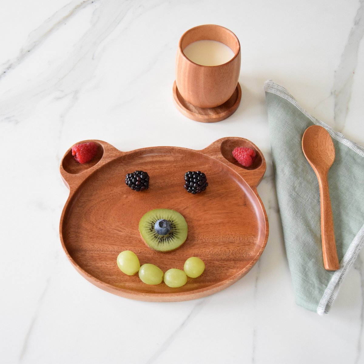 Handmade - Kids Cup  Ø7 cm - Eco-friendly - Khaya wood